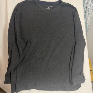 Saddlebred Men's Long Sleeve XXL Pullover Shirt Long Sleeve Gray